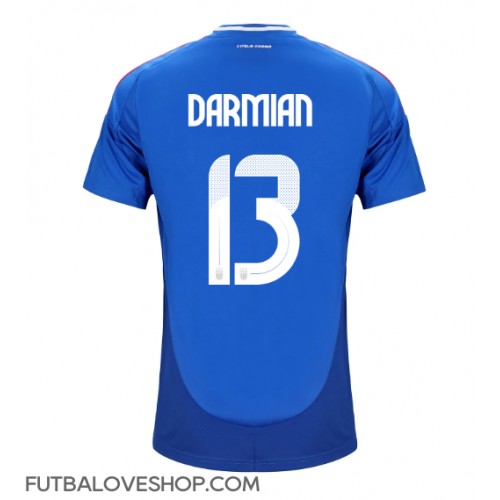 Dres Taliansko Matteo Darmian #13 Domáci ME 2024 Krátky Rukáv